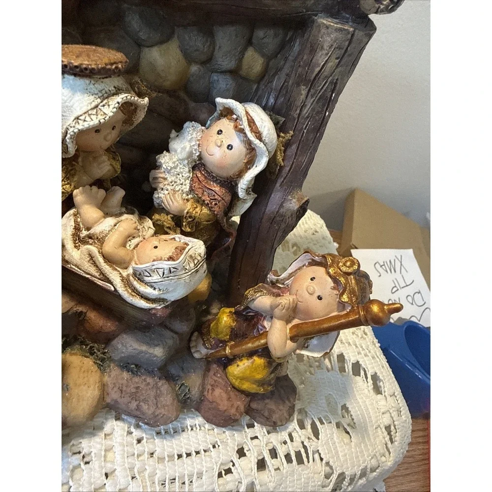 Nativity Home & Garden Party Christmas Pageant. One Large Piece‎ Boxed